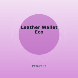 Portefeuille en cuir Éco